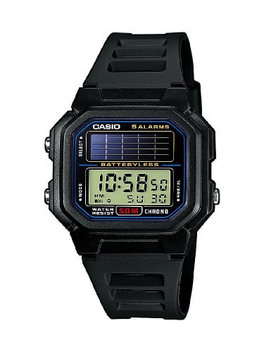 CASIOカシオ AL-190W Casio AL-190W, vintage-looking solar-powered digital watch